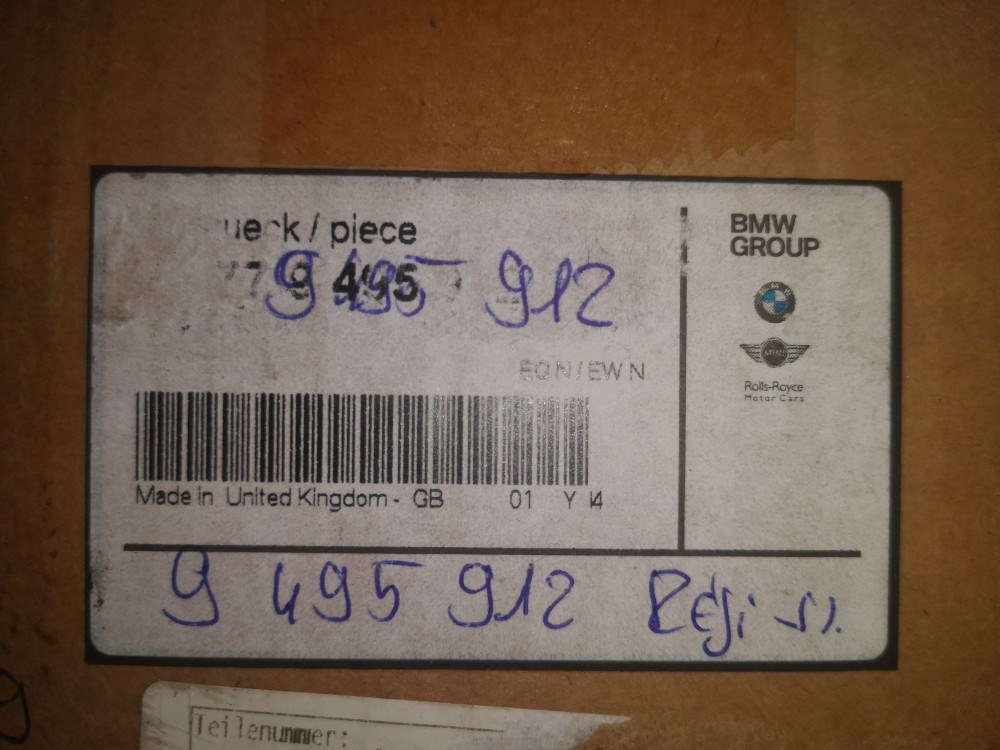 [GYÁRI ÚJ] BMW - LÉGZSÁK COMPUTER - 2-ES / F45 Active Tourer+LCI; X1 / F48+LCI; F49+LCI; X2 / F39 - | 65 77 5A41CA3 |  6. kép